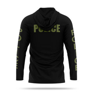 Haute qualité surdimensionné shérif hommes Performance sweats à capuche Protection solaire séchage rapide respirant à manches longues capuche chemise - Product Image 4