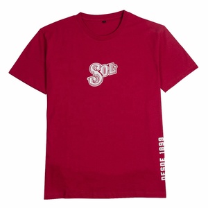 Wholesale Unisex O-Neck T-Shirt Custom Printed Blank Plain T-Shirt with Your Brand Logo Short Sleeve Adults