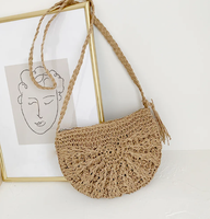Sac en rotin pour femmes à la mode prêt à l'exportation
