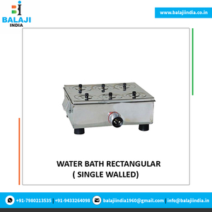 Dispositif thermostatique de bain d'eau rectangulaire à paroi unique de haute qualité en acier inoxydable 304 normes IP/USP laboratoires médicaux - Product Image 2