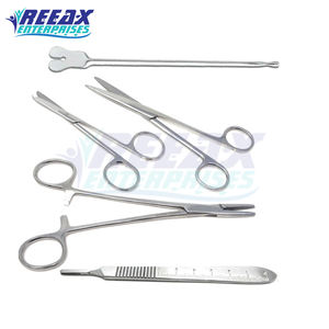 Kit básico de cirugía menor de la mejor calidad, 13 Uds., caja de acero inoxidable, instrumentos quirúrgicos reutilizables, certificado CE por REEAX ENTERPRISES - Product Image 3