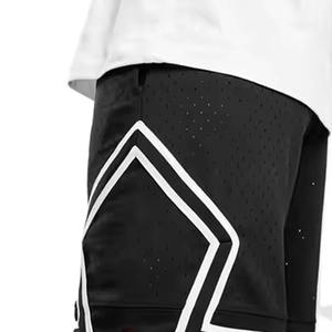 Pantalones cortos deportivos para correr y Baloncesto de poliéster de verano en blanco de alta calidad para hombre, pantalones cortos para correr de talla grande para hombre - Product Image 6