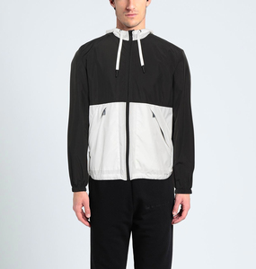 Venta al por mayor hombres personalizados lluvia chaqueta a prueba de viento impermeable transpirable 100% poliéster forro trabajo estilo chaqueta al aire libre - Product Image 5