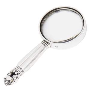 Compact Metal <b>Magnifying</b> <b>Glass</b> Ideal For Easy Handling Reading Small Print And Portable Inspection Tasks - Product Image 3