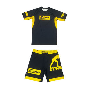 Vêtements de sport durables d'uniforme d'arts martiaux d'adulte de Spandex de polyester d'anti-rétrécissement pour la formation et l'autodéfense Activewear d'OEM fait sur commande - Product Image 2