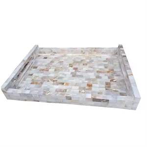 Nouvel article Plateau de service en nacre incrustation MOP pour plateaux de service de restaurant et d'hôtel - Product Image 3