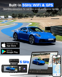 4G Side View Wifi Dash Cam xe phía trước <span class=keywords><strong>camera</strong></span> giám sát 4k an ninh Xe DVR <span class=keywords><strong>Camera</strong></span> cho xe ô tô - Product Image 3