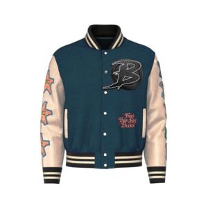 Hommes High Street Fashion Baseball Letterman Varsity Jacket Marque personnalisée Rouge Blanc Manches Prix de gros Saison d'hiver - Product Image 2