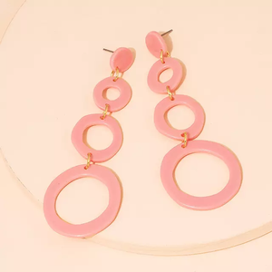 2024 Offre Spéciale résine conception bijoux en gros à la mode à la mode fête porter des bijoux pris en charge pour toutes les saisons homme fait ensemble de boucles d'oreilles - Product Image 5