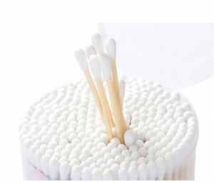 สำลีก้านคุณภาพดีขายดีที่สุด สำลีก้านธรรมชาติสำหรับเช็ดเครื่องสำอาง ใช้ในคลินิก บรรจุ 80 ก้าน/กล่อง ราคาพิเศษ ขายในอินเดีย - Product Image 3