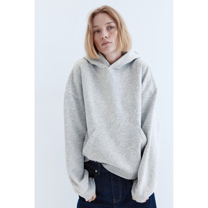 Sudadera con Capucha Extra Grande para Mujer, Estilo Urbano, Tejido de Felpa, Cortavientos, Ropa de Invierno, Sudadera con Capucha - Product Image 1