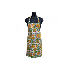 Juego de delantal de cocina con estampado de bloque indio 100% transpirable 20 láminas de algodón 83 Cms delantal de cocina a la venta, los últimos productos - Product Image 3