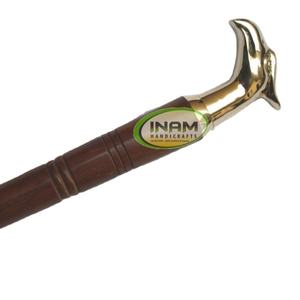 Extreme Quality, Wooden and Brass Eagle Handle Shoe Horn, Designer Eagle Wooden and Brass Spoon Lifter / Shoe Horn - Product Image 1