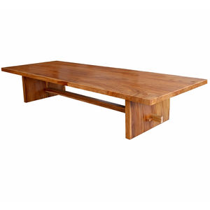 Mesa de Comedor Gigante de Madera Suar, Moderna, Minimalista y Duradera, al Mejor Precio Directo de Fábrica, para Muebles de Hotel y Uso en Restaurantes - Product Image 2