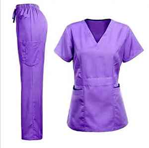 Conjunto de Uniforme Médico para Mujer, Fabricación OEM ODM, Uniforme Médico Cómodo, Parte Superior y Pantalones, Producción de Exportación al por Mayor - Product Image 2