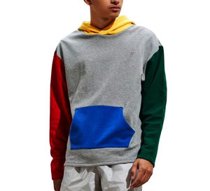 Sweat à capuche unisexe de couleurs mélangées avec logo personnalisé surdimensionné en bloc pour l'hiver Impression numérique 100% coton brodé avec poche à séchage rapide Hoodies pour hommes - Product Image 6
