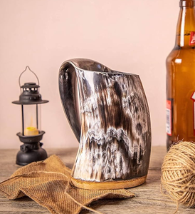 100% Natural Buffalo Horn <b>Mug</b> Customized Size Modern Luxury Drinkware Dishwasher Safe & Food Safe for Home Decor Business Gifts - Product Image 2