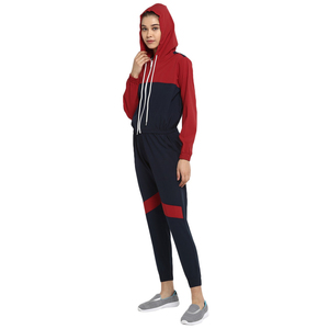 Chándal ajustado personalizado de manga larga para mujer, trajes de entrenamiento para correr y Fitness, chándal liso, gran oferta - Product Image 2