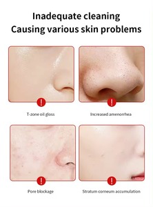 ผลิตภัณฑ์ล้างหน้าให้ความชุ่มชื้นป้องกันการเกิดสิวบรรจุภัณฑ์ที่ปรับแต่งได้ดูแลผิวหน้าใช้ได้ทั้งชายและหญิงผลิตภัณฑ์ดูแลผิวกระชับ - Product Image 4