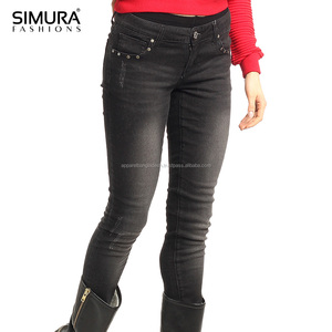 New Design Trending Stylish Wide <b>Stretched</b> Slimfit Best Quality Reasonable Wholesale Price Boyfriend <b>Denim</b> Jeans From Bangladesh - Product Image 6