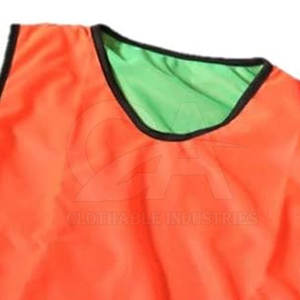 Bavoir réversible à usage extérieur Logo personnalisé Construction en tissu Bon marché Bavoir réversible à haute visibilité - Product Image 3