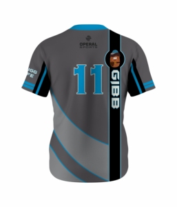 Camiseta de Béisbol al Por Mayor OPERAL SPORTS, con Logotipo Personalizado Impreso por Transferencia de Calor, Cuello Redondo, Poliéster, Transpirable, Manga Corta, Unisex - Product Image 6