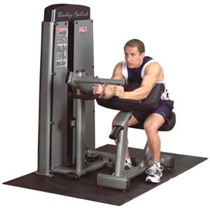 Station multifonction Body-Solid DBTC-SF : Machine double biceps et triceps pour l'entraînement de force des bras en salle de sport et en salle de fitness - Product Image 2