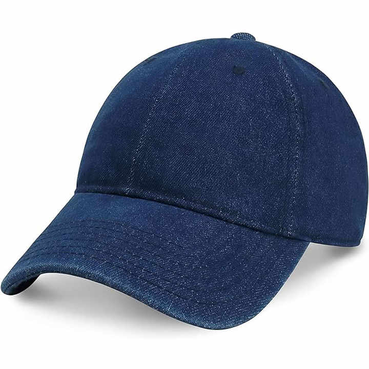 Pakistan Manufactory Men's Black 5-Panel Cotton Baseball Cap Cheap Blank Sports Promotional 6-Panel Hat