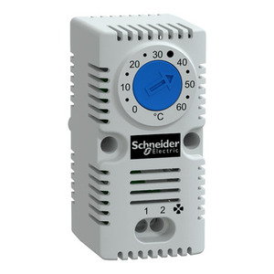 Termostato Semplice Schneider Electric NSYCCOTHO ClimaSys CC, Interruttori di Controllo Temperatura (TDS) 250V, Gamma 0-60°C NO-Celsius - Product Image 1