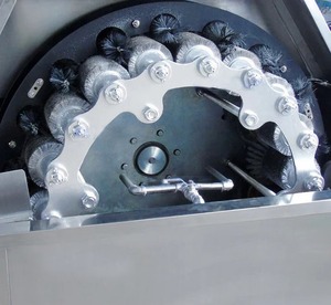 Máquina de limpieza y eliminación de etiquetas de botellas de cerveza semiautomática de 18 cabezales para un procesamiento rápido y eficiente - Product Image 4