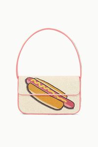 Compact Embroidered Purse with <b>Belted</b> Strap - Product Image 4
