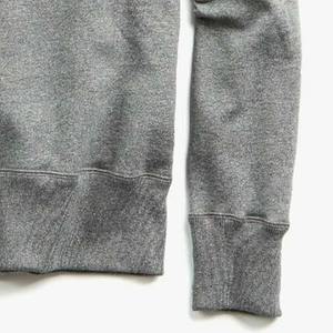 Sudadera de Mujer Personalizada de Poliéster/Algodón con Lavado Ácido, Color Gris, Talla Grande, Manga Larga, Cuello Redondo, Diseño Liso de Alta Calidad para Invierno - Product Image 6