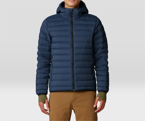 Mens Lightweight Puffer <b>Jacket</b> <b>Waterproof</b> Breathable Polyester Coat for Travel Casual Wear with Custom Logo Option - Product Image 6