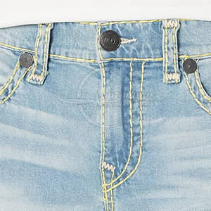 Pantalones cortos de mezclilla con estampado de logotipo personalizado para hombre Pantalones cortos de mezclilla de nuevo estilo para hombre 2025 Pantalones cortos de mezclilla de invierno para hombre - Product Image 2