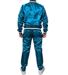 ชุดวอร์มผ้าซาตินไนลอนสำหรับผู้ชายชุดวอร์มมีฮู้ดสำหรับฤดูหนาวกลางแจ้งมีซิปดีไซน์แบบทึบ - Product Image 5