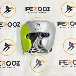 Guantes Profesionales de MMA de Cuero Genuino de Vaca, Personalizados en Rojo y Plata, Ligeros, Transpirables, Kit de Boxeo y Sparring con Cierre de Cordones - Product Image 4