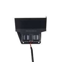Ventilateur de refroidissement pour contrôleur de moto électrique tout-terrain JFGRACING, double ventilateur ABS avec guide d'air étendu et interrupteur marche/arrêt pour Surron Ultra Bee
