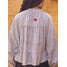 Blusa Holgada de Seda Bordada para Mujer Zahi - Diseños a Cuadros y Florales - Ropa Casual y de Negocios - Product Image 2