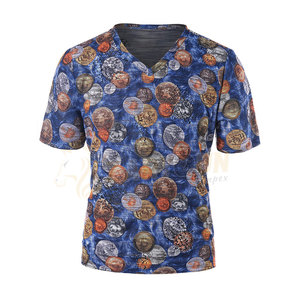 T-shirt à sublimation intégrale de haute qualité pour hommes, motif 3D personnalisé, séchage rapide, caractéristiques de fitness, meilleure qualité, vente en gros - Product Image 1