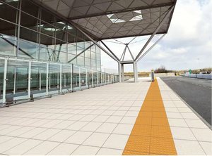 Beata thiết kế hiện đại 300*300 mét sứ Tactile gạch 20 mét Độ dày gốm hướng dẫn gạch sàn vỉa hè cho công viên ứng dụng - Product Image 2