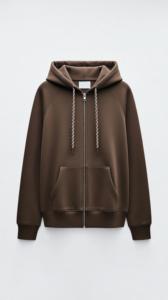 เทรนด์อุตสาหกรรมปี 2026 เสื้อฮู้ดผู้ชายคุณภาพสูงแบบสั่งทำ OEM ทรงโอเวอร์ไซส์ ไหล่ตก ซิปยาว สีพื้น สไตล์ลำลองสำหรับฤดูใบไม้ผลิ เป็นมิตรต่อสิ่งแวดล้อม - Product Image 2