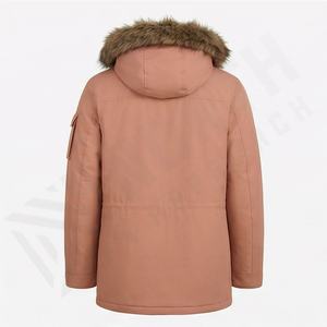Veste parka pour homme de haute qualité personnalisée, col montant, nouvelle mode, chaude, réversible, options de grande taille, vêtements de neige - Product Image 2