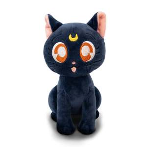 Figurine en peluche Sailor Moon ODM personnalisable Luna, nouveau design, jouet en peluche en coton d'anime, logo brodé, coton PP, emballé dans une boîte OPP, cadeau - Product Image 1