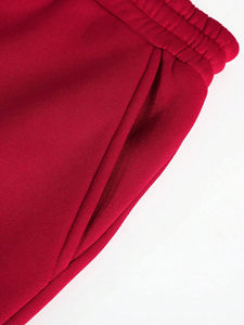 Pantalon en molleton de polyester/coton brodé à taille élastique personnalisable Style urbain Coupe sur mesure pour homme - Product Image 5