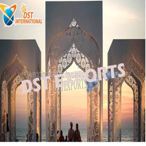 Impresionante Mandap de Corte Láser para Bodas con Temática al Aire Libre, Elegante Mandap Marroquí de Corte Láser, Mandap Marroquí de Ensueño para Bodas con Corte Láser, EE. UU. - Product Image 1