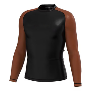 Diseñe su propio Rash Guard Custom Rash Guard Men Custom Your Own Logo Sublimación Impreso Bjj Rashguard Quick Dry Men - Product Image 1