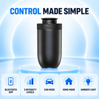 Diffuseur de parfum pour voiture Type-C 5V avec une capacité de 20 ml, une couverture de 10 à 50 m3 et trois niveaux d'intensité de parfum réglables pour les petites pièces