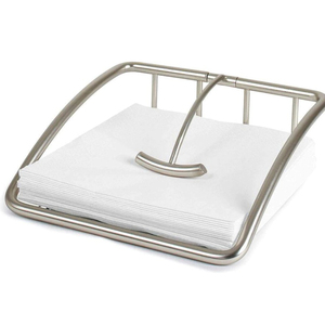 Fancy Look Simple Design Pure Stainless Steel Napkin Holder Premium Customized Metal <b>Tissue</b> <b>Paper</b> Rack Dinner Table Accessories - Product Image 4