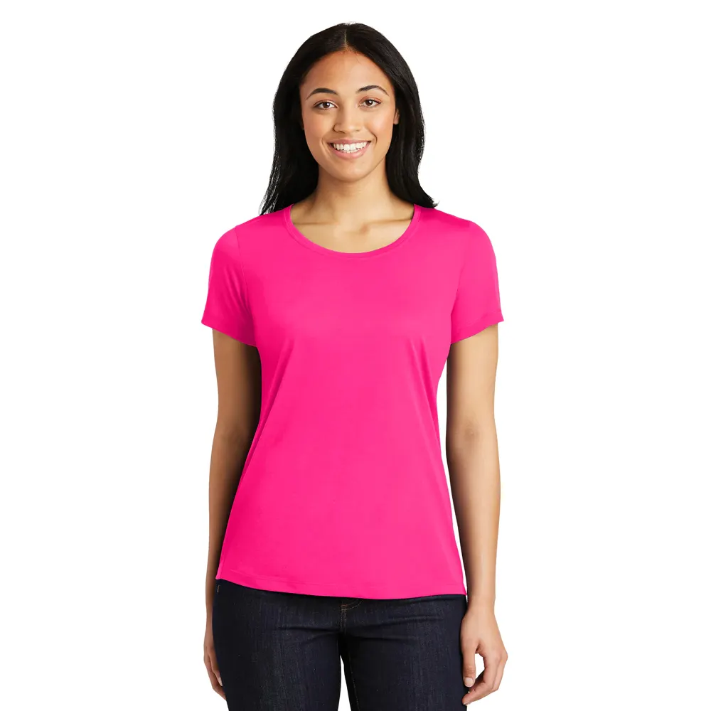 महिलाओं की कूल डाई क्रू गर्दन टी शर्ट रंग नीयन गुलाबी टी शर्ट महिलाओं की खाली टी-शर्ट-मूल कंपनी लुभावनी