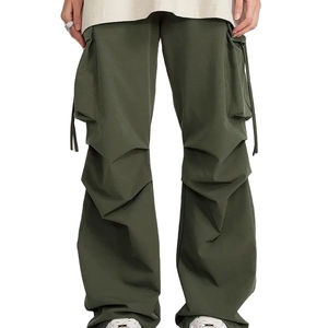 Pantalon cargo pour homme, streetwear, mode, coton extensible, coupe ample, pantalon utilitaire, multi-poches, logo personnalisé OEM, prix de gros d'usine - Product Image 4